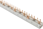 G-3L-1000/16 C MCB busbar 16mm, 3 phases, fork type, 1m, 57 modules