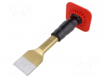 Chisel | with splash guard | L: 250mm | grout remover | Tipwidth: 50mm