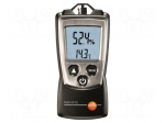 Thermo-hygrometer | LCD | -10&divide;50&deg;C | 0&divide;100%RH | Accur: &plusmn;0.5&deg;C | IP20