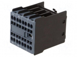 Auxiliary contacts | Size: S0,S00,S2 | Leads: spring clamps | front