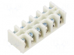 Connector: terminal block | 32A | 500V | screw terminal | white