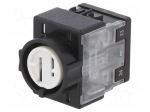 Contact block | 61 | connectors | Contacts: NO x2 | 250VAC | 5A