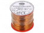 Coil wire | double coated enamelled | 0.6mm | 0.2kg | -65&divide;200&deg;C
