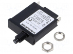 Circuit breaker | Urated: 240VAC | 28VDC | 16A | SPST | Poles: 1 | screw