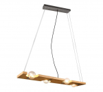 Trio-Lighting Tailor  115 cm 4xE27 wood piekaramā lampa