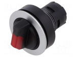 Switch: rotary | 22mm | Stabl.pos: 2 | depending on the holder | IP65