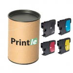 Brother LC-1100 kassettide komplekt c/m/y/bk (Printle) LC1100 (with chip)