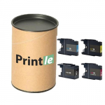 Brother LC-1280XL kassettide komplekt c/m/y/bk (Printle) LC1280XL (with chip)