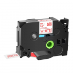 Brother analoogkleeplint white/red TZE-242 (18mm) TZE242, TZ242