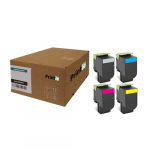 Lexmark 70C2H kassettide komplekt c/m/y/bk (Printle)  (with chip)