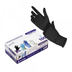 TopGlove Screen Touch nitriil &uuml;hekordsed kindad, musta (100tk.)