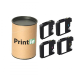 Brother LC-123 kassettide komplekt c/m/y/bk (Printle) LC123 (with chip)