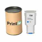 HP 730 (P2V68A) kassett cyan 300ml (Printle)  (with chip)