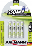 1x4 Ansmann maxE NiMH rech. bat. Micro AAA 550 mAh