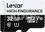 LEXAR HIGH-ENDURANCE MICROSDHC/MICROSDXC UHS-I R100/W30 32GB