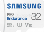 Samsung PRO Endurance MB-MJ32KA/EU 32 GB, MicroSD Memory Card, Flash memory class U1, V10, Class 10, SD adapter