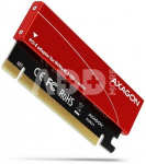 AXAGON PCEM2-S PCI-E 3.0 16x - M.2 SSD NVMe, up to 80mm SSD, low profile, cooler