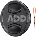 K&F Concept K&F 58MM Lens Cap printed with KF logo with anti-lost string, individually packaged in OPP bag