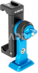 3 Legged Thing Phil Universal Adjustable Multi Functional Arca 3/8" & 1/4" Phone Clamp Blue