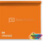 Superior Background Paper 94 Orange 1.35 x 11m