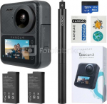 Kandao QooCam 3 360&deg; Action Camera - Travel Combo