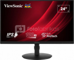 LCD Monitor|VIEWSONIC|VG2408A-MHD|23.8"|Business|Panel IPS|1920x1080|16:9|100Hz|Matte|5 ms|Speakers|Swivel|Pivot|Height adjustable|Tilt|Colour Black|VG2408A-MHD