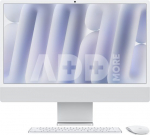 Apple iMac 24&rdquo; 4.5K Retina Nano-texture Glass, Apple M4 10C CPU, 10C GPU/16GB/256GB SSD/Silver/INT | Apple