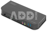 KVM switch 2-port 4K 60Hz Black