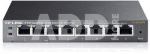 TP-LINK TL-SG108PE Switch Web Managed, Desktop, 8 x 10/100/1000Mbps ports, 4 x PoE+ ports , PSU external