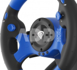 Genesis Seaborg 350 driving wheel, Black/Blue, Wired