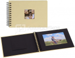 Walther Fun cream Wire-O 23x17 40 black Pages SA109H