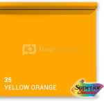 Superior Background Paper 35 Yellow-Orange 2.72 x 11m