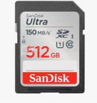 SANDISK MEMORY CARD SDXC 512GB UHS-I/SDSDUNC-512G-GN6IN