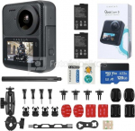 Kandao QooCam 3 360&deg; Action Camera - Motorcycle Combo
