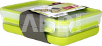 Emsa Clip&Go Lunchbox 518098 1,2l Transparent/Green