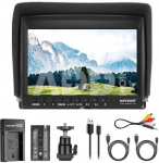 NEEWER F100, camera monitor + USB battery charger + 2600mAh NP-F550 battery