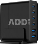 CHARGER USB UNIVERSAL 6P 75W/TA-UC-2A4C-PD75-01-BK GEMBIRD