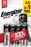 Energizer battery Max Alkaline AA CHP4 3+1