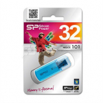 SILICON POWER 32GB, USB 2.0 FLASH DRIVE HELIOS 101, BLUE