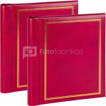 Album SA40S Magnetic 40pgs Classic, red 2pcs