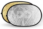 Gold & Silver Reflector Disc 120x180cm