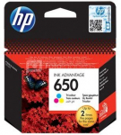 HP 650 Tri-color Ink Cartridge