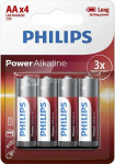 Philips Batteries Power Alkaline AA 4pcs blister
