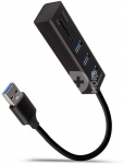 AXAGON AXAGON HMA-CR3A Hub 3x USB-A SD/microSD metal