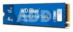 SSD|WESTERN DIGITAL|Blue SN5000|4TB|M.2|PCIe Gen4|NVMe|Write speed 5000 MBytes/sec|Read speed 5500 MBytes/sec|2.38mm|TBW 1200 TB|WDS400T4B0E