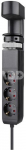 Neomounts | Desk socket with clamp and USB-C and USB-A ports - Quick charge | DS22-840BL6 | Black