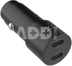Fixed Dual USB-C Car Charger, 65W, PD 3.0