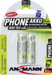 1x2 Ansmann maxE NiMH rech.bat. Mignon AA 800 mAh DECT PHONE