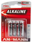 1x4 Ansmann Alkaline Micro AAA LR 03 red-line