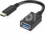 Lenovo 0.14 m, Black, USB-C to USB-A Adapter